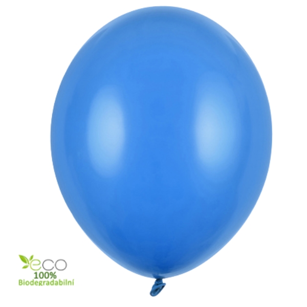 Balónek latexový 30 cm modrá 1 ks