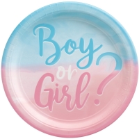 Talky paprov "Boy or Girl" 23 cm 8 ks