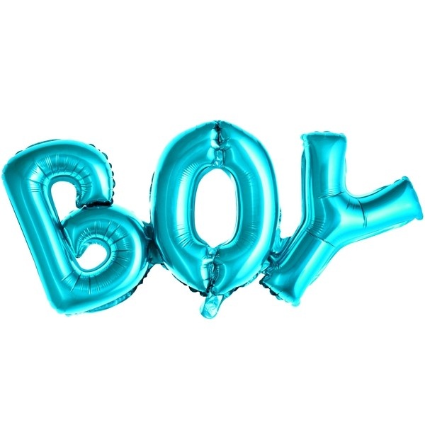 Balónek fóliový Boy modrý 67 x 29 cm