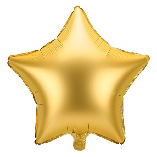 Balónek fóliový Hvězda zlatá 48 cm