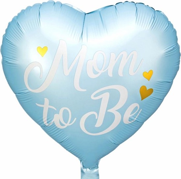 Balónek fóliový Mom to Be modrý 35 cm