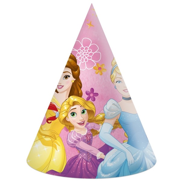 Princess Disney - Čepičky papírové 6 ks
