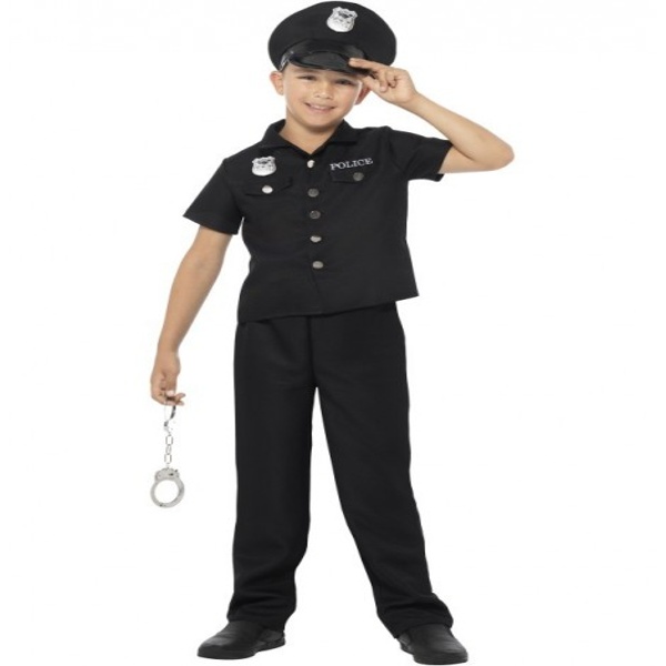 Kostým dětský Policista černý vel. L