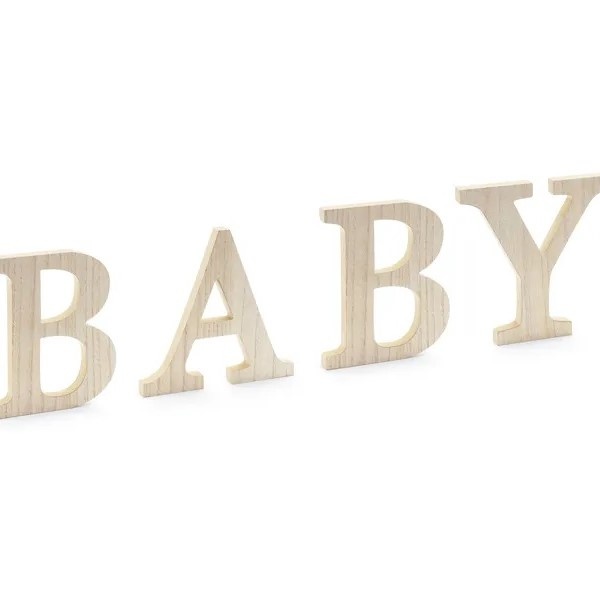 Nápis dřevěný Baby