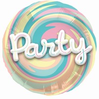 Balnek fliov Party 3D, vcebarevn 56 cm