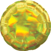 Balnek fliov holografick kruh lut 43 cm