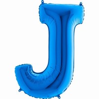 Balnek fliov psmeno modr J 102 cm