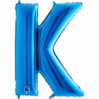 Balnek fliov psmeno modr K 102 cm