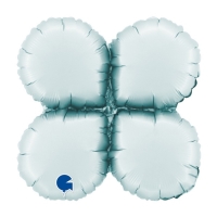 Balnkov zkladna mini kapky satnov pastelov modr 33 cm