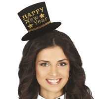 elenka s kloboukem Happy New Year zlat