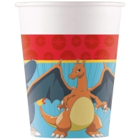 Kelímky papírové Pokemon 200 ml 8 ks
