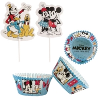 Koky na cupcakes se zpichy Mickey Mouse 24 ks