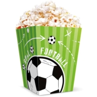 Krabiky na popcorn Fotbal 8,5 x 12,5 cm