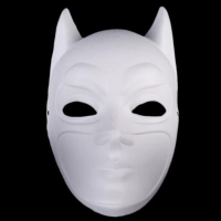 Maska na obliej k domalovn Batman