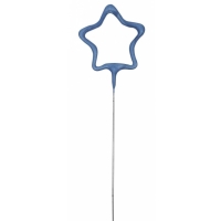 Prskavka glitrov Hvzda modr 17,8 cm