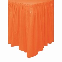 Rautov sukn jemn plast Pumpkin Orange 426x73cm