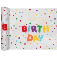 Ubrus Happy Birthday Puntky 30 cm x 5 m