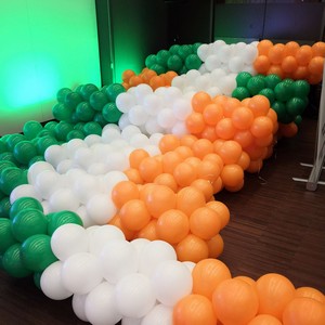 balonkov sloupy jako vlajka Indie