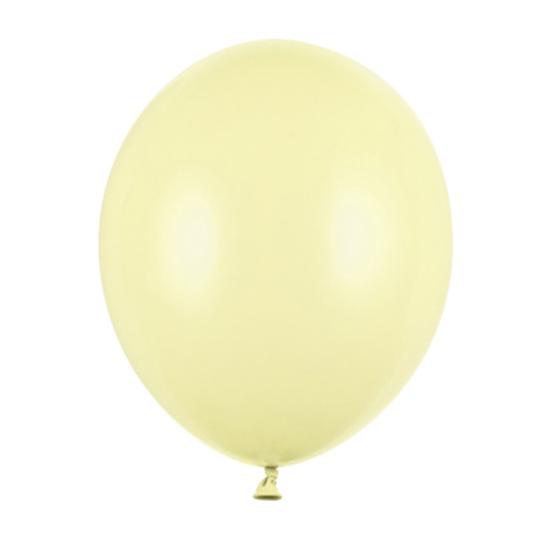 Balónky latexové 27 cm světle žlutý 100 k