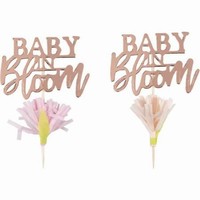 ZPICHY na cupcakes Baby in Bloom Rose Gold 12ks