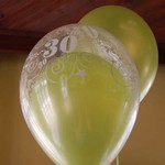 balón transparentní