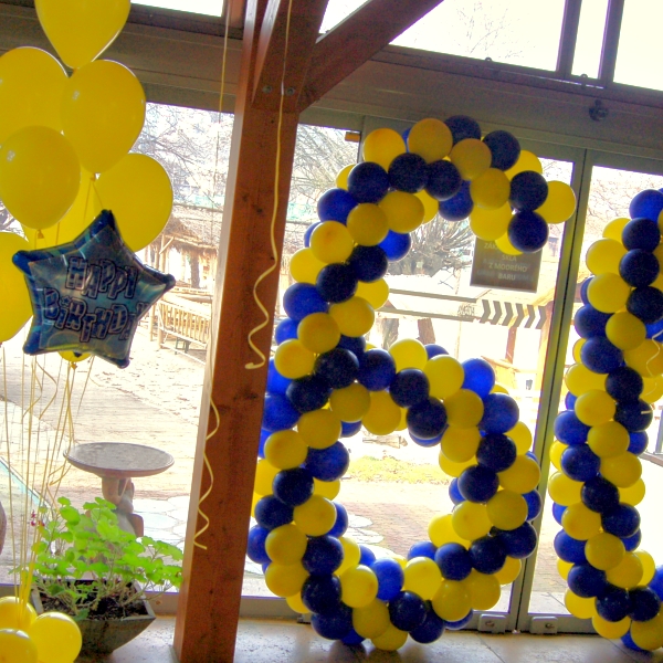 Prostorové dekorace z balonků