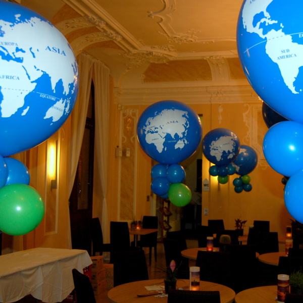 Balonkov a stolov dekorace