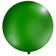 Balón jumbo zelený 1 m