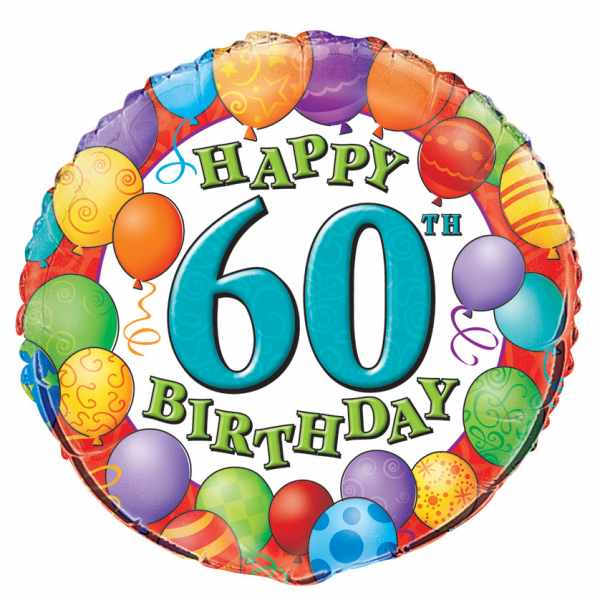 Balónek fóliový 60