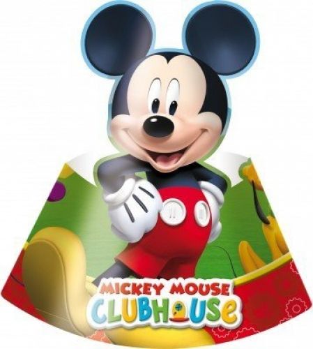Mickey party - Čepičky papírové  6 ks