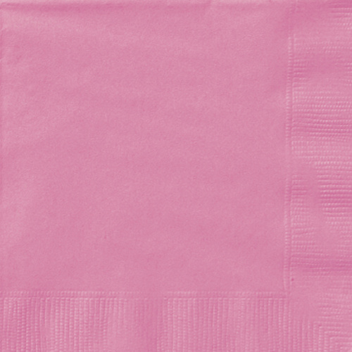 Levně Ubrousky jednobarevné Hot pink - 33x33cm 20ks