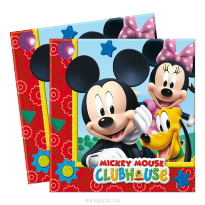 Mickey party - ubrousky papírové 20ks