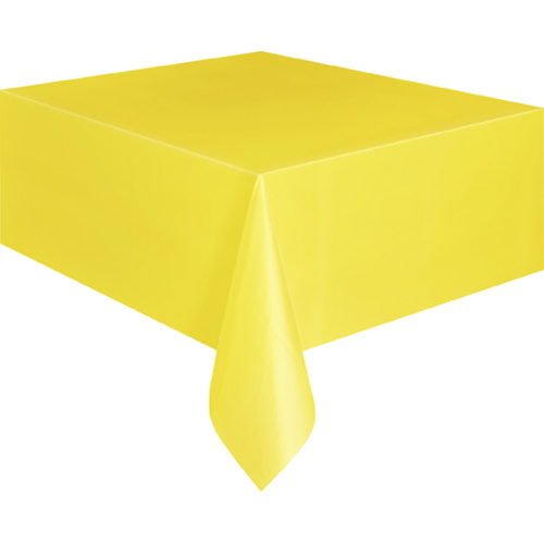 Ubrus omyvatelný Žlutý 137 x 274 cm
