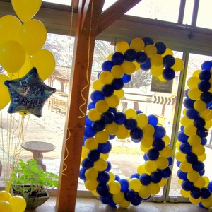 Prostorov dekorace z balonk