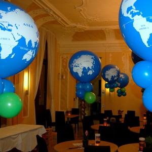 Balonkov a stolov dekorace