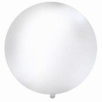 Balón Jumbo bílý 1m