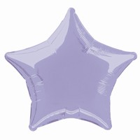 Balónek foliový hvězda Lavender