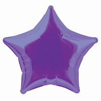 Balónek foliový hvězda Purple