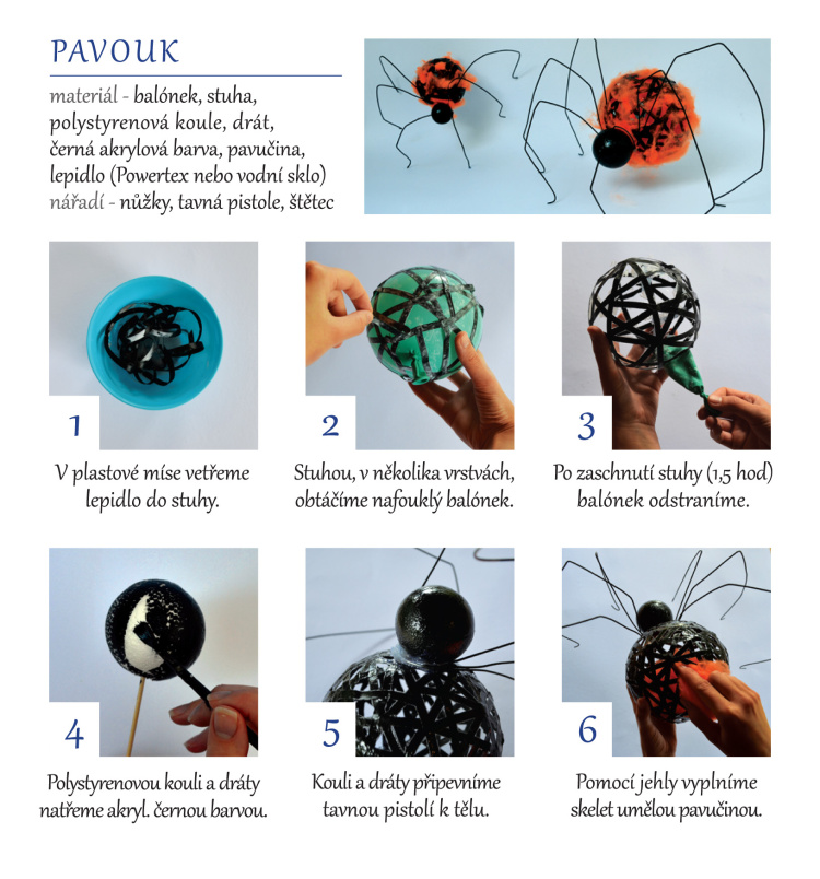 DIY pavouk