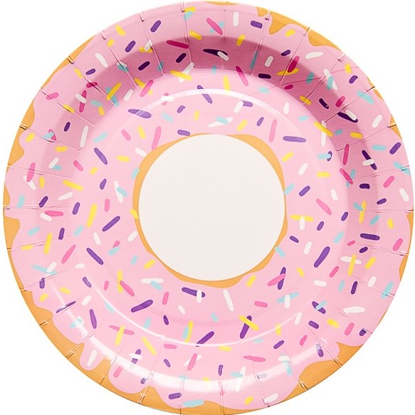 Donut talíř papírový party