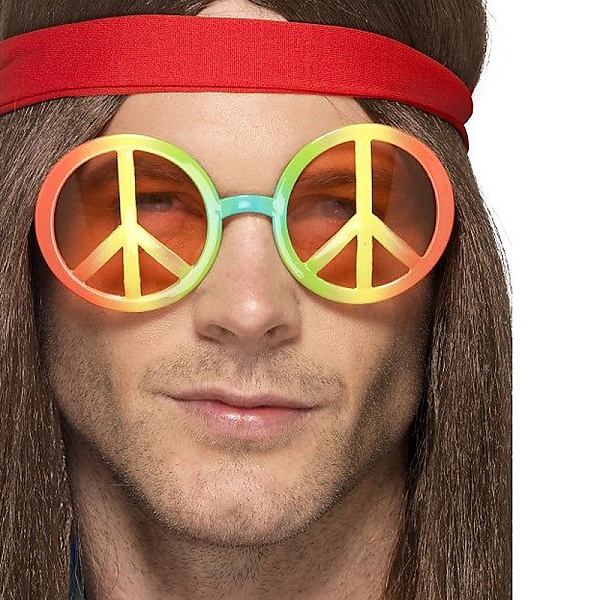 Hippies party - Brýle duhové Hippies