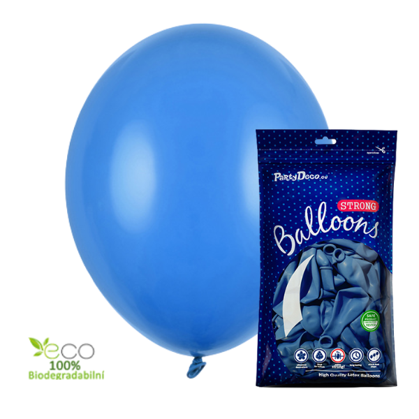 Balónky latexové pastelové chrpově modrý - 27 cm  100 ks