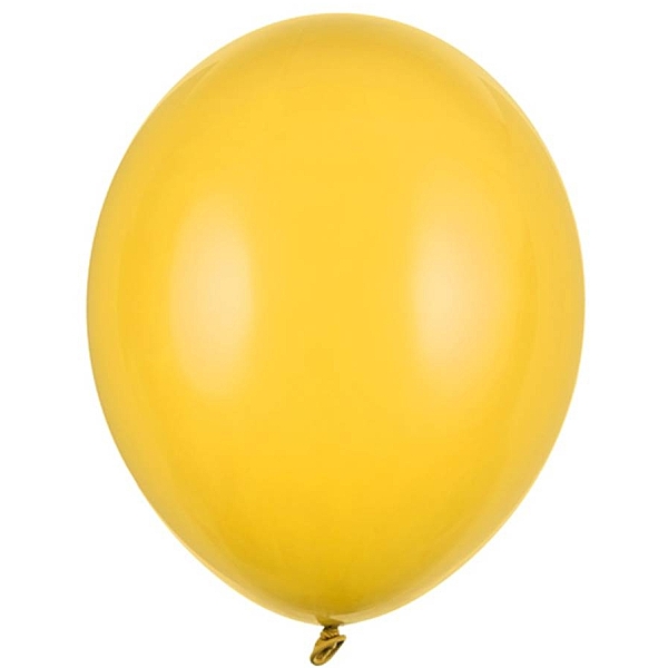 Balónek latexový 30 cm medově žlutý 1 ks