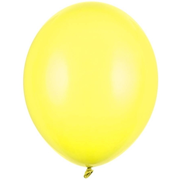 Balónek latexový 30 cm sv. žlutý 1 ks