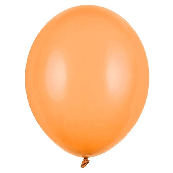 Balónek latexový 30 cm světle oranžová 1 ks