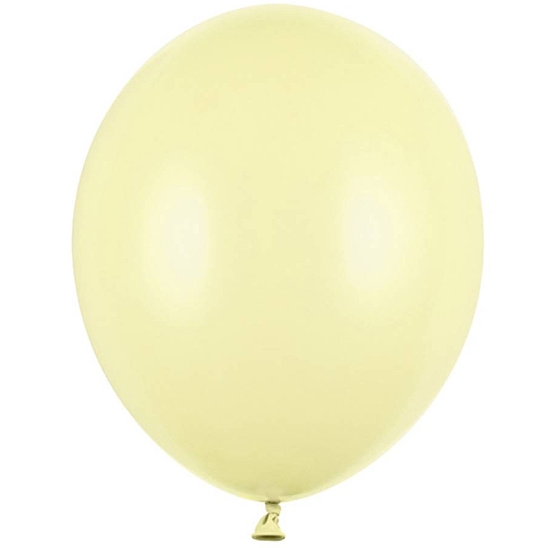 Balónek latexový světle žlutý 30 cm 1 ks