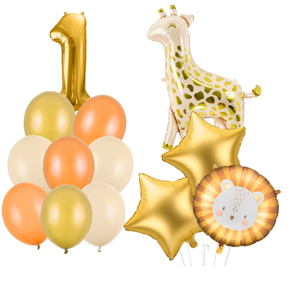 Balónkový set  Safari 1 narozeniny
