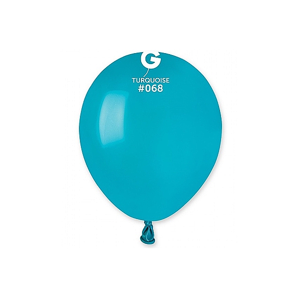 Balónky A50 tyrkysové 100 ks 13 cm