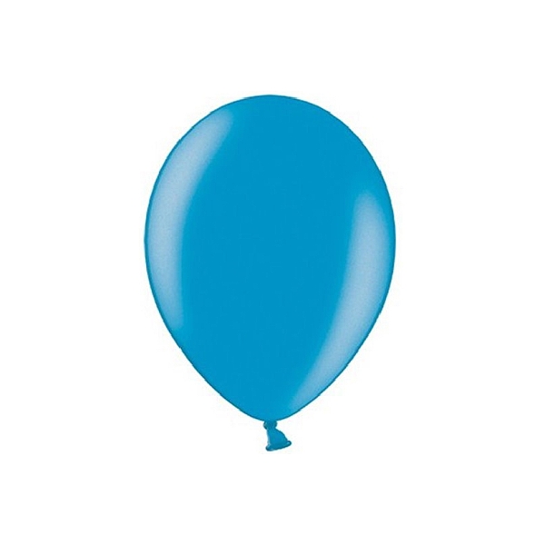 Balónky latexové metalické karibsky modré 12 cm 100 ks