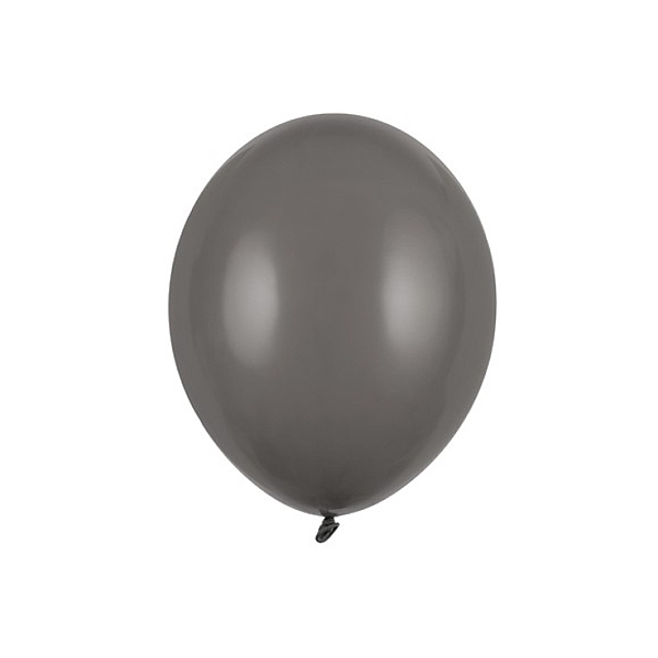 Balónky latexové pastelové šedé 12 cm 100 ks
